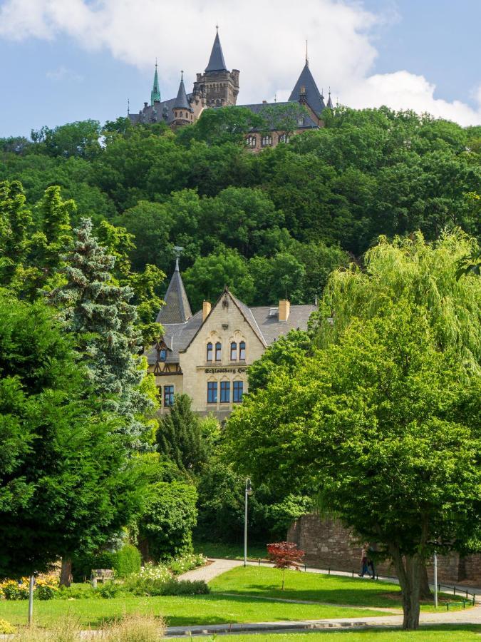 Schlossberg-Hotel Garni Wernigerode Exteriör bild